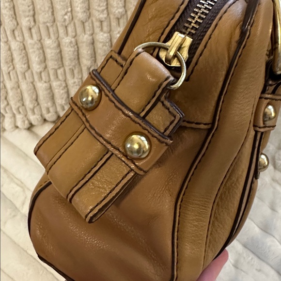 Vintage Banana Republic Camel Leather Satchel | Style 546453 | 2008 | - Picture 10 of 16